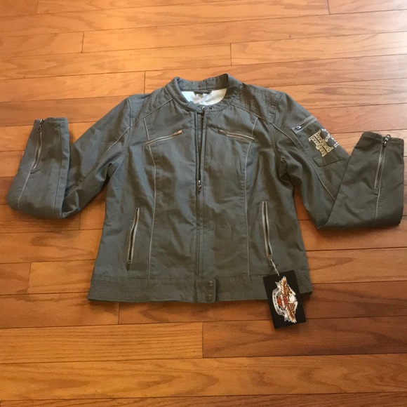 harley davidson green jacket